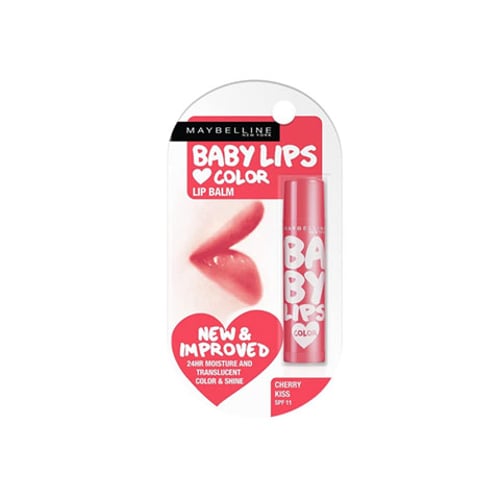 Maybelline New York Baby Lips Color Lip Balm 4g - Cherry Kiss SPF11  •