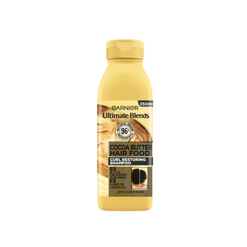 Garnier Ultimate Blends Cocoa Butter Hair Food Curl Restoring Shampoo For Dry,Curly Hair 350ml•