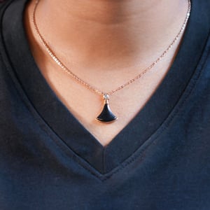 Fashionable Titanium Steel Colorfast Necklace - K