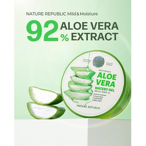 Nature Republic Soothing & Moisture Aloe Vera 92% Soothing Gel 300ml•
