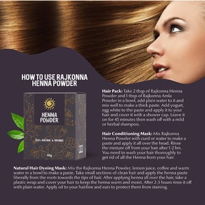 Rajkonna Henna Hair Pack 50g