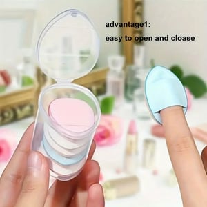 6pcs Multi-Color Mini Finger Puff Set Box