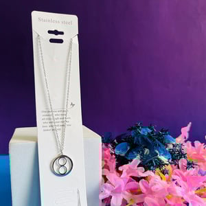 Fashionable Titanium Steel Colorfast Necklace - I