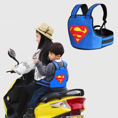 Children Protection & Carrier Adjustable Belt - Superman
