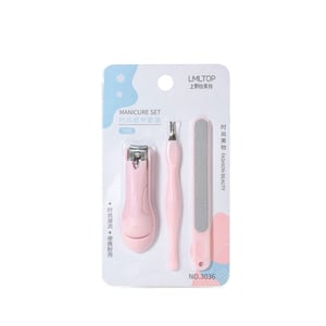 LMLTOP Manicure Set 3pcs - Pink