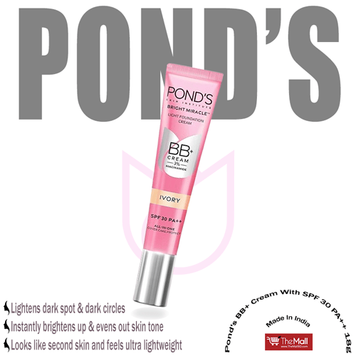 Pond's BB+ Cream With SPF 30 PA++ 18g - Ivory•