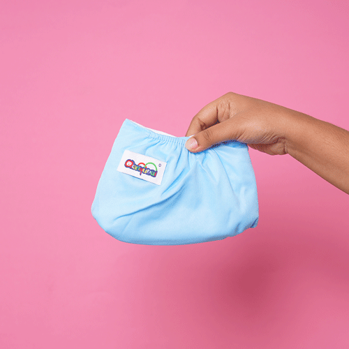 Qianqunui Adjustable Cloth Diaper Covers - Sky Blue