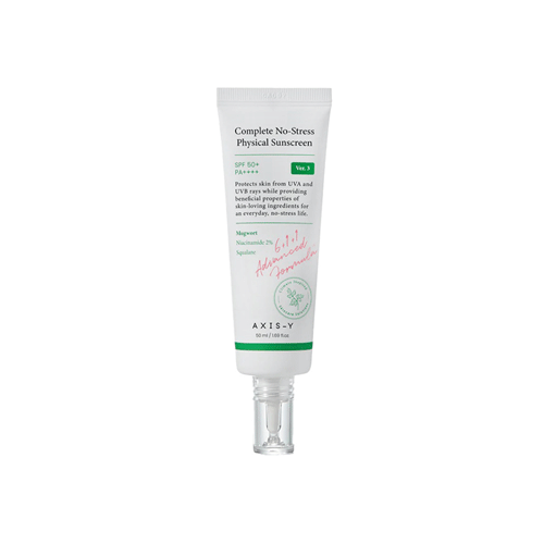 AXIS-Y Complete No Stress Physical Sunscreen 50ml SPF50+PA++++ •