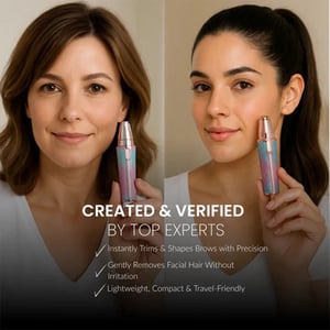 2 In 1 Eyebrow Trimmer & Shaver For Ladies