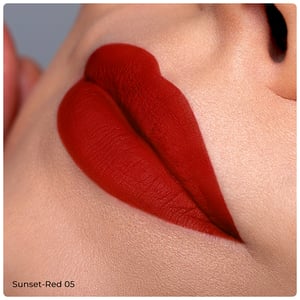 Qolore Creme Matte Lipstick 3.8g - Sunset Red 05