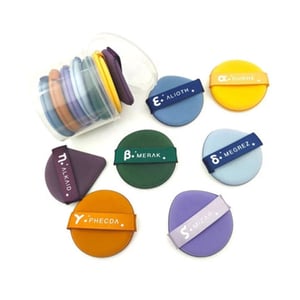 Multicolour Makeup Puff 7pcs Set