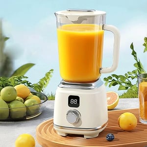 Rechargeable Citrus Juicer With Led Display - White