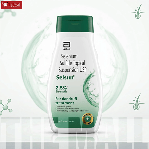 Selsun Selenium Sulfide Topical Suspension USP Shampoo 120ml •