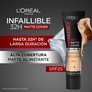 L'Oreal Paris Infallible 32H Matte Cover 30ml - 130 Neutral Undertone