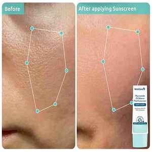 Wishcare Niacinamide Oil Balance Fluid Light & Matte Sunscreen 50gm - SPF 50+ PA++++ •