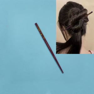 Small Size Stylish Hair Stick - Maroon