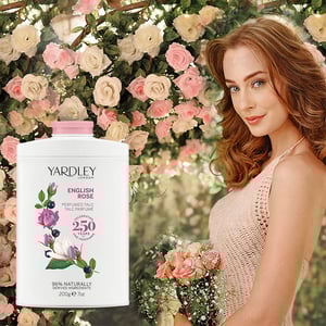 Yardley London English Rose Perfumed Talc Powder 200g