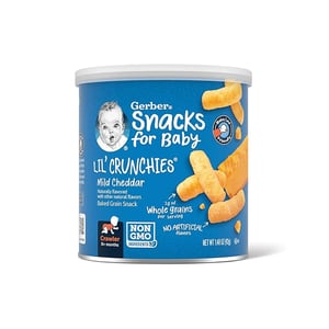 Gerber Lil' Crunchies Mild Cheddar (8+ Months) 42g•