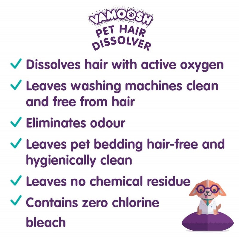 Vamoosh Pet Hair Dissolver 100g