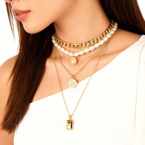 Multi Layer Pearl Necklace