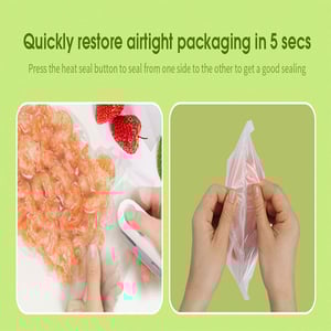 2 In 1 Portable Sealing With Cutter Machine - Blue