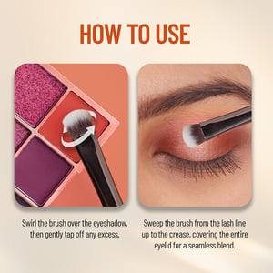 Swiss Beauty Eyeshadow Applicator Brush - F05