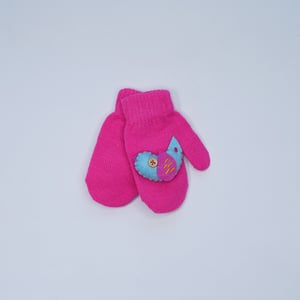 Baby Cartoon Knitted Gloves For Winter - HG11