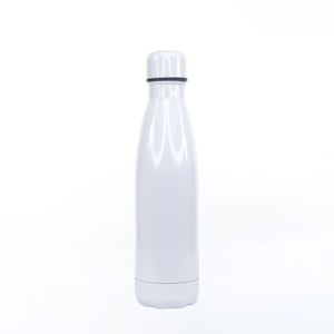 Stainless Steel Water Bottle 500ml - White •
