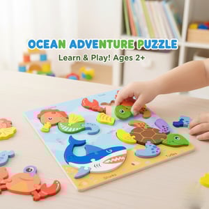 Wooden Jigsaw Puzzle - Sea Animal