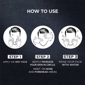 L'Oreal Paris Men Expert Pure Carbon Anti-Blackhead Daily Face Scrub 100ml •