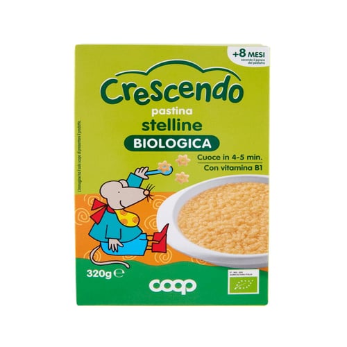 Coop Crescendo Pastina Stelline (8+months) 320g•