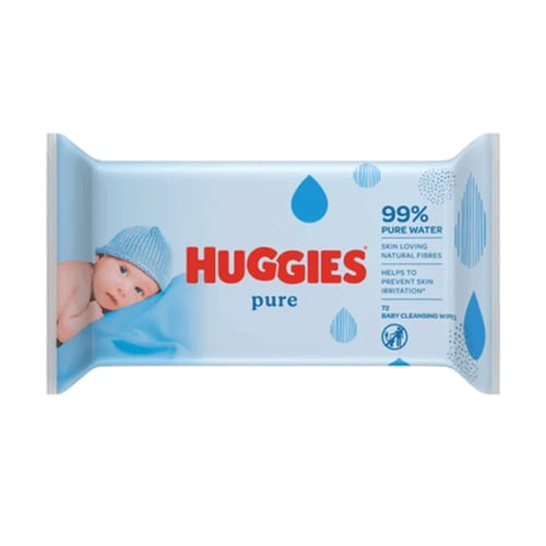 Huggies Pure Baby Wipes 56pcs•