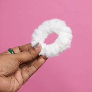 Soft Fleece Hair Band - White