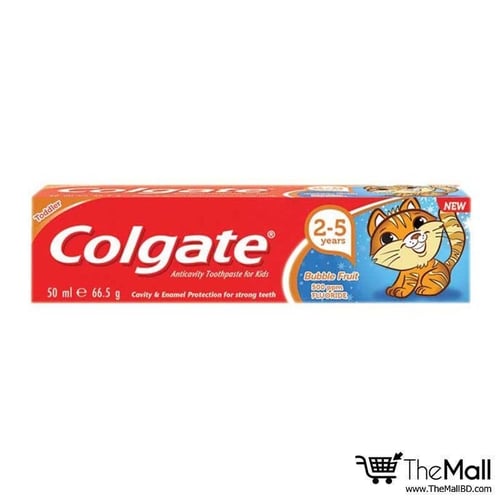 Colgate 2-5 Years Bubble Fruit Baby Toothpaste 50ml