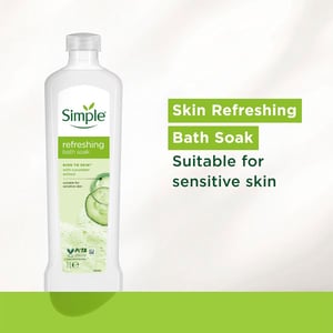 Simple Kind To Skin Refreshing Bath Soak 1L  •