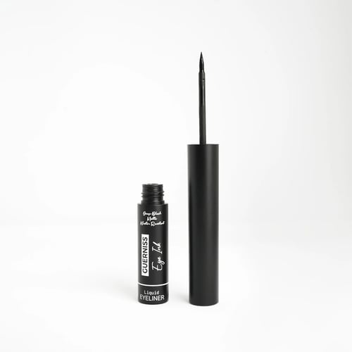 Guerniss Matte Water Resistant Eye Ink Liquid Eyeliner 5ml - Deep Black