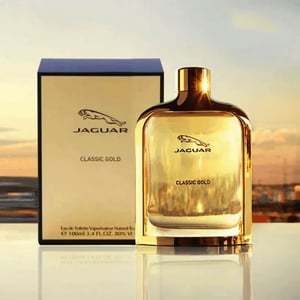 JAGUAR Classic Gold Eau De Toilette Vaporisateur Natural Spray 100ml•