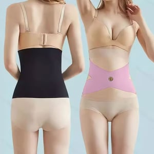 Body Shaper Belt Cross Abdominal Band - Black XXL