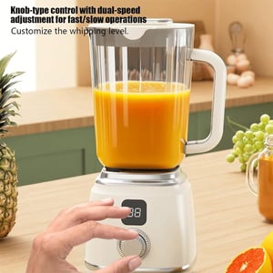 Rechargeable Citrus Juicer With Led Display - White