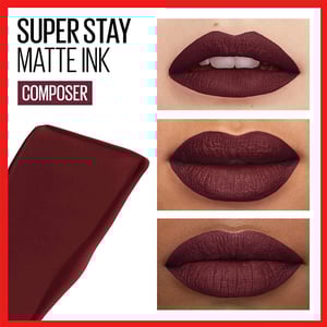 Maybelline New York Super Stay Matte Ink Liquid Lipstick 5ml - 112 Composer