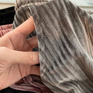 Women's Wide-Legged Velvet Pants - Galaxy Grey