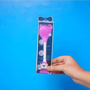 Multi-Functional Silicone 2-in-1 Face Scrubber & Spatula Stick - Lavender