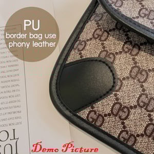 GD Lady Magnetic Buckle Shoulder Bag - Chocolate