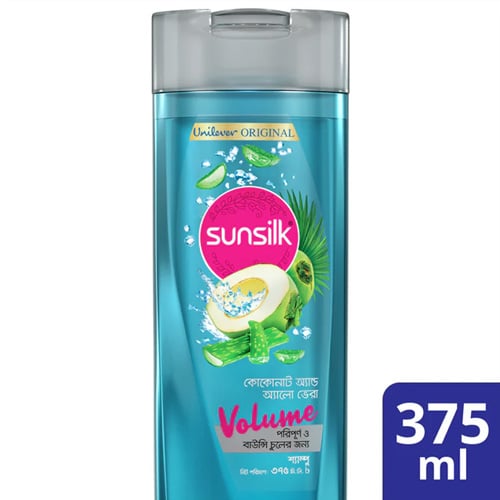 Sunsilk Coconut & Aloe Vera Volume Shampoo 375ml - UBL