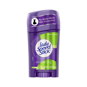 Lady Speed Stick Antiperspirant Deodorant Invisible Dry Powder Fresh 39.6g •