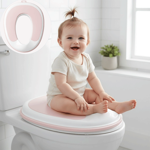 Baby Toilet Trainer Seat - Pink