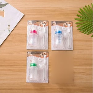 Feeding Bottle & Cleaning Set For Pets - Pink