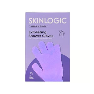 Skinlogic Exfoliating Shower Gloves - Lavender