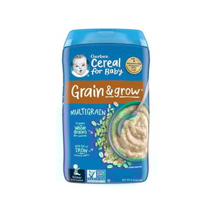 Gerber Grain & Grow Multigrain Cereal (6+months) 227gm•