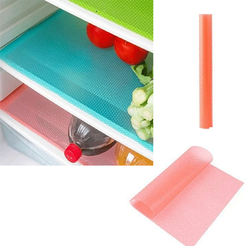 Washable Refrigerator Tray Mat - Pink